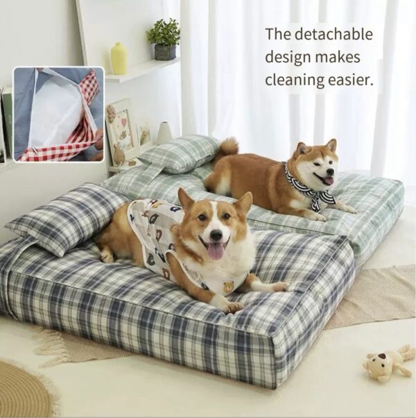 Japanese imported Seiko pet dog bed suitable for dogs and cats, washable and detachable