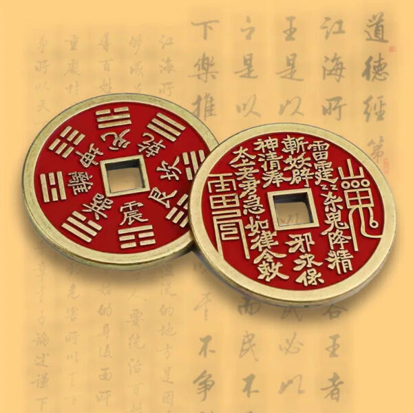 A handmade, unique blessing ceremony for each individual. The mountain spirit lucky coin. Enjoy peace and health throughout the four seasons. - Image 3